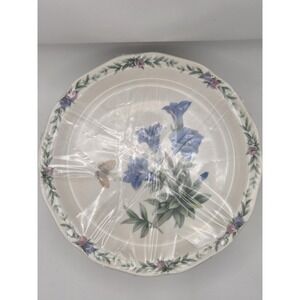 Noritake Vintage "Conservatory" 7" China Plates Set Of 7 Made In Japan